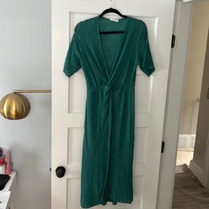 All in favor green dress